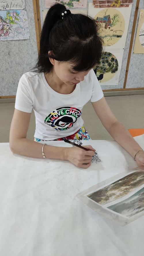 绘九天网络 创艺绘暑假班第二期彩铅、国画班第九、十天作品回顾